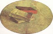 Vincent Van Gogh Still Life wtih Three Books (nn04) oil painting on canvas